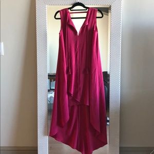 Hot Pink Mullet Dress